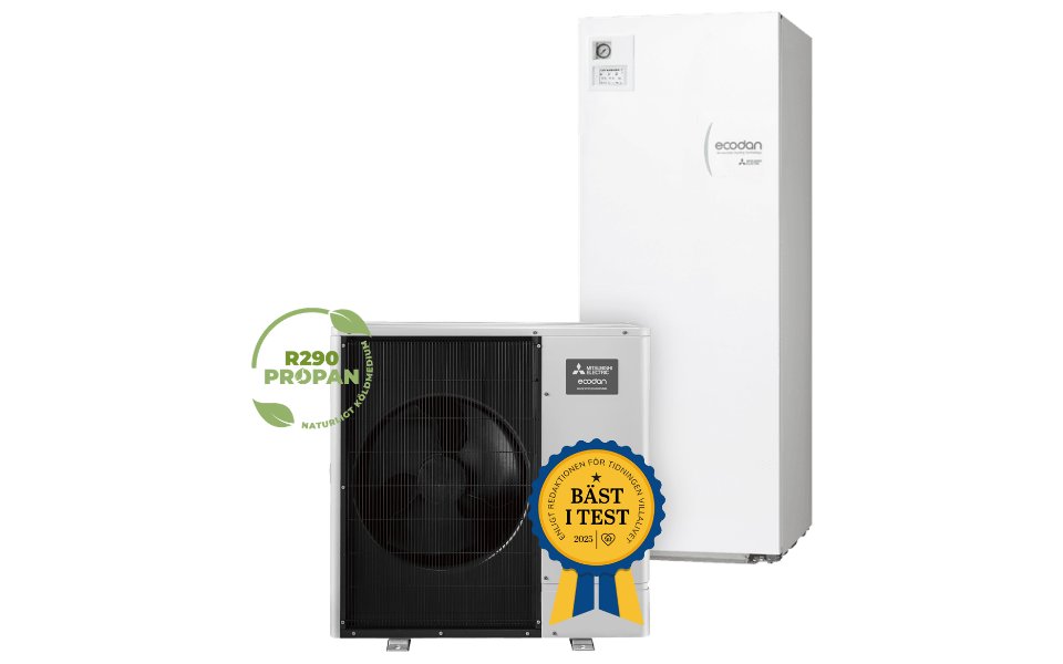 Mitsubishi Electric Ecodan HWM140 Package 200L Zubadan